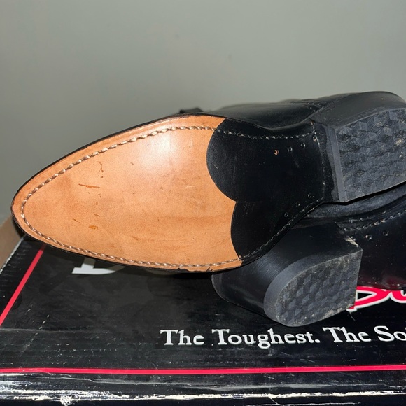 Double H Mens Boots Sz 7 Leather Work Western Boots 3219 - Picture 8 of 11